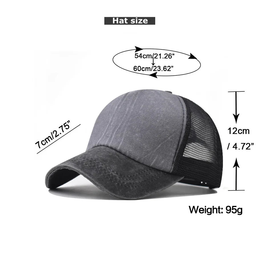 Wojan Teams Mesh Baseball Cap Cute Cartoon Street Dance Hip Hop Duck Tongue Hat Fashion Outdoor Sun Hat Casual Sunbonnet Gifts