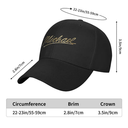 Cappellino da baseball con logo Michael Biopic Sun - Cappellini estivi casual hip hop da uomo per Michael Jackson - Cappellini da baseball per adulti, da caccia e da campeggio