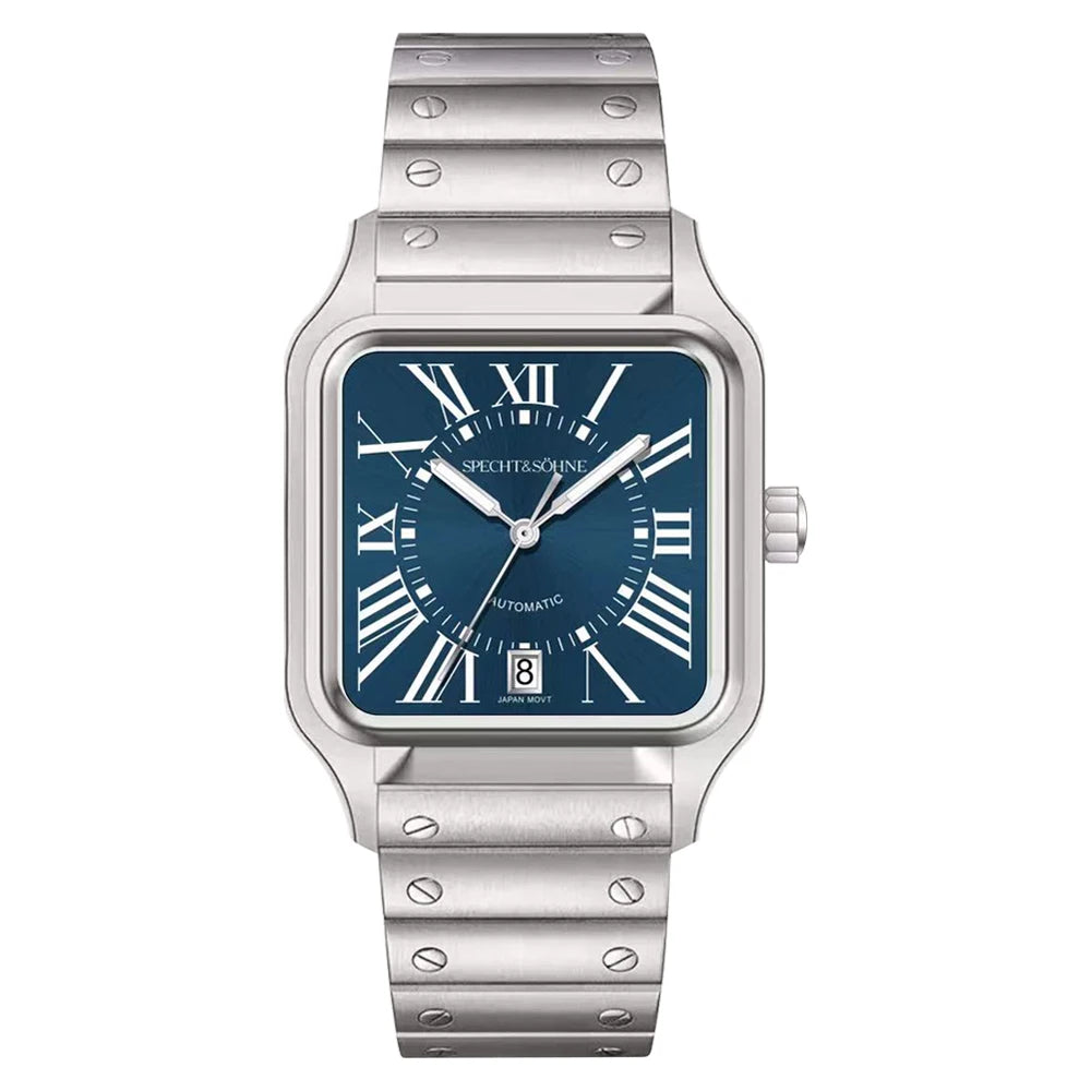 Specht & Söhne New Men's Watches Japan Miyota 8215 Movement Mechanical Wristwatches Stainless Steel 50M Waterproof Men's Watch