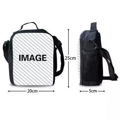 Hot Game Design Child Backpacks F-FortniteS Lunch Bag Pencil Case, Pupil Large Capacity School Bags for Boys and Girls, Best Gift