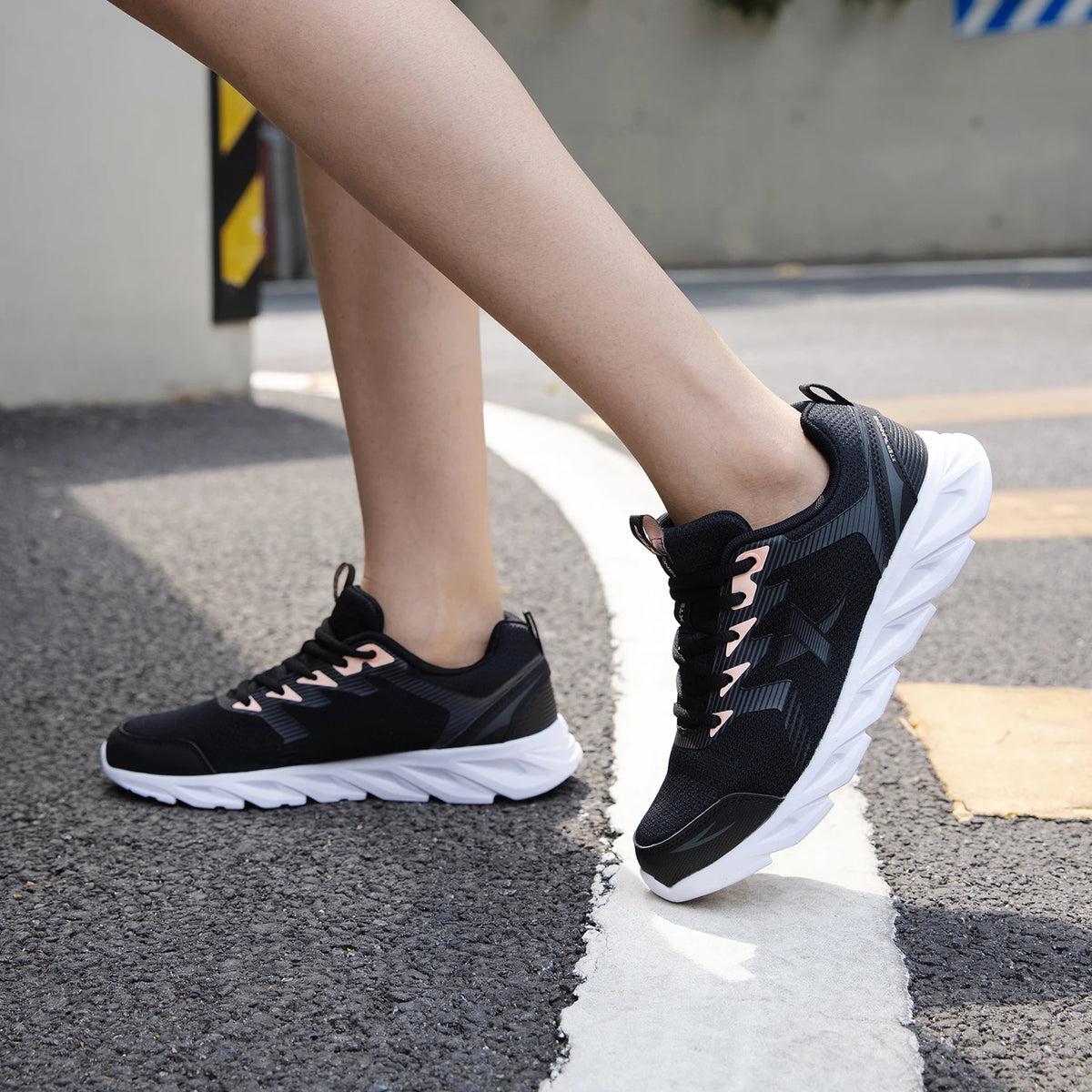 Xtep løbesko til kvinder – lette sneakers til kvinder – åndbare sportssko med stødabsorbering – 879318110073