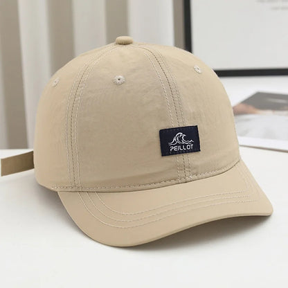 A Men'S Short-Brim Cap, New Summer Style, Breathable And Quick-Drying Baseball Hat, Lightweight Soft-Top Duckbill Cap for Women
