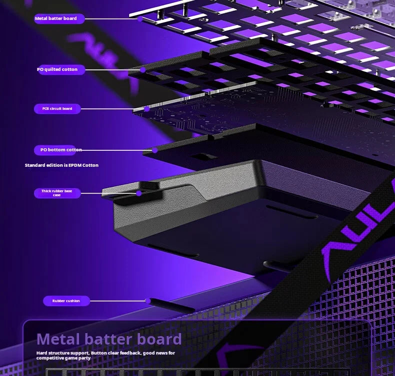 AULA WIN60 HE Tastiera cablata ad asse magnetico RT, tastiera meccanica personalizzata per giochi e-sport, polling rate 8K