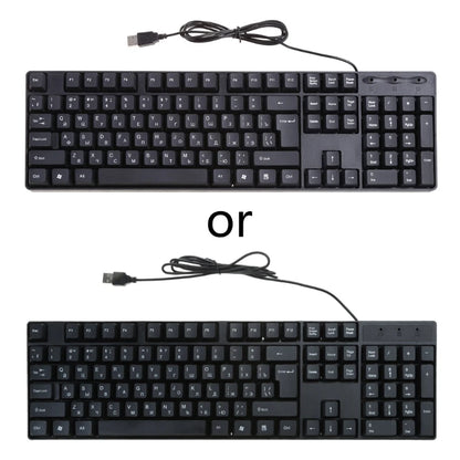Ergonomic USB PC Computer Keyboard, Russian Keyboard / English Keyboard DropShipping