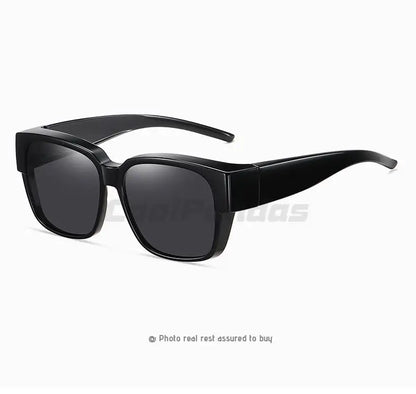 Fit Over myopia glasses cover Sunglasse Polarized Men Women UV400 Goggles Outdoor Travel Driving Anti-Glare Cover Sun Glasses