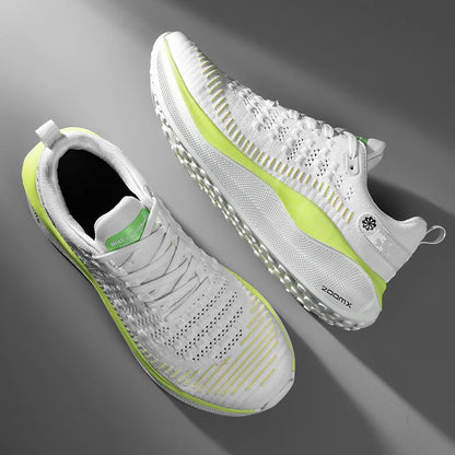 Men's Cushioned Running Shoes EVA Midsole for Shock Absorption Lightweight & Breathable Mesh Sports Sneakers for Gym and Walking