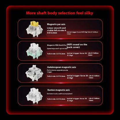 Teclado Mecânico Madcatz Mad60 Mad68 HE 8k com Interruptores Magnéticos, Com Fio, 60%/68%, Teclado Gaming com Rapid Trigger e Personalização