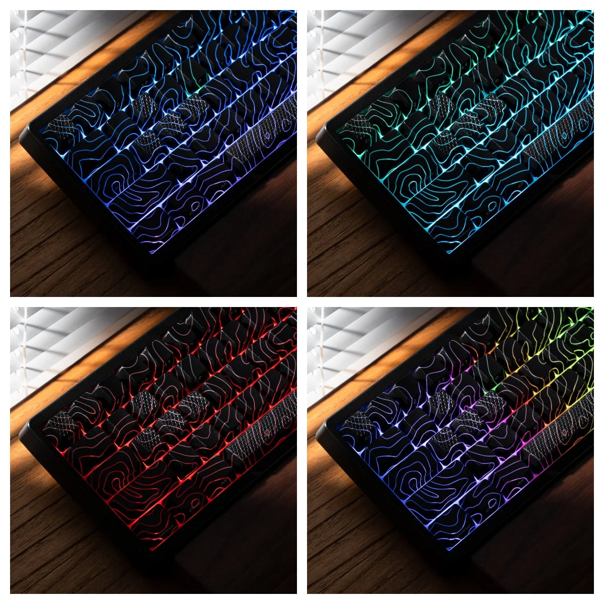 XVX M67 JadeStone mechanische Tastatur mit IMD-Tech-Tastenkappen, Hot-Swap-fähig, Gasket-Mount, Tri-Mode, individuell anpassbares RGB, kabellose Tastatur 65%