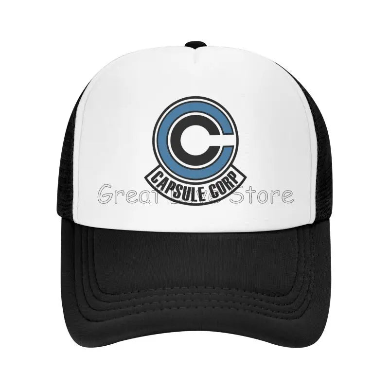 Capsule Corp – czapki baseballowe z siateczką, unisex, czapki typu „trucker” w stylu hip-hopowym, czapki „dad hat” z motywami anime DBZ, czapki wyścigowe z regulacją, letnie czapki typu „trucker” i czapki typu „snapback”