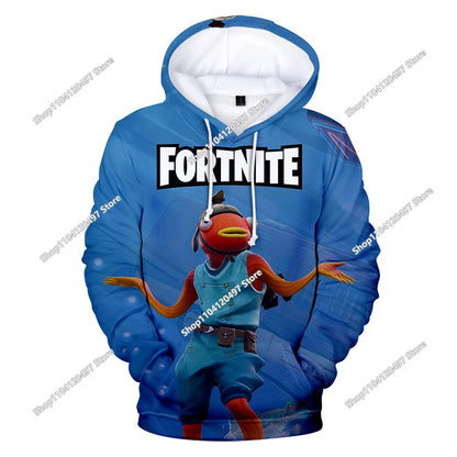 Game Fortnite Hoodies Teenager Boys Hoodie Kids Sweatshirts Cartoon Leisure Outwear Children Cosplay Pullovers Streetwear Gift