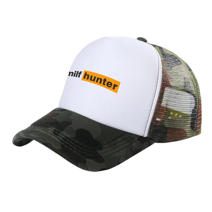 Καπέλα Trucker Milf Hunter Μοντέρνα Καπέλα Milf Hunter Καπέλα μπέιζμπολ Καλοκαιρινά καπέλα εξωτερικής χρήσης με πλέγμα για προστασία από τον ήλιο MZ-506
