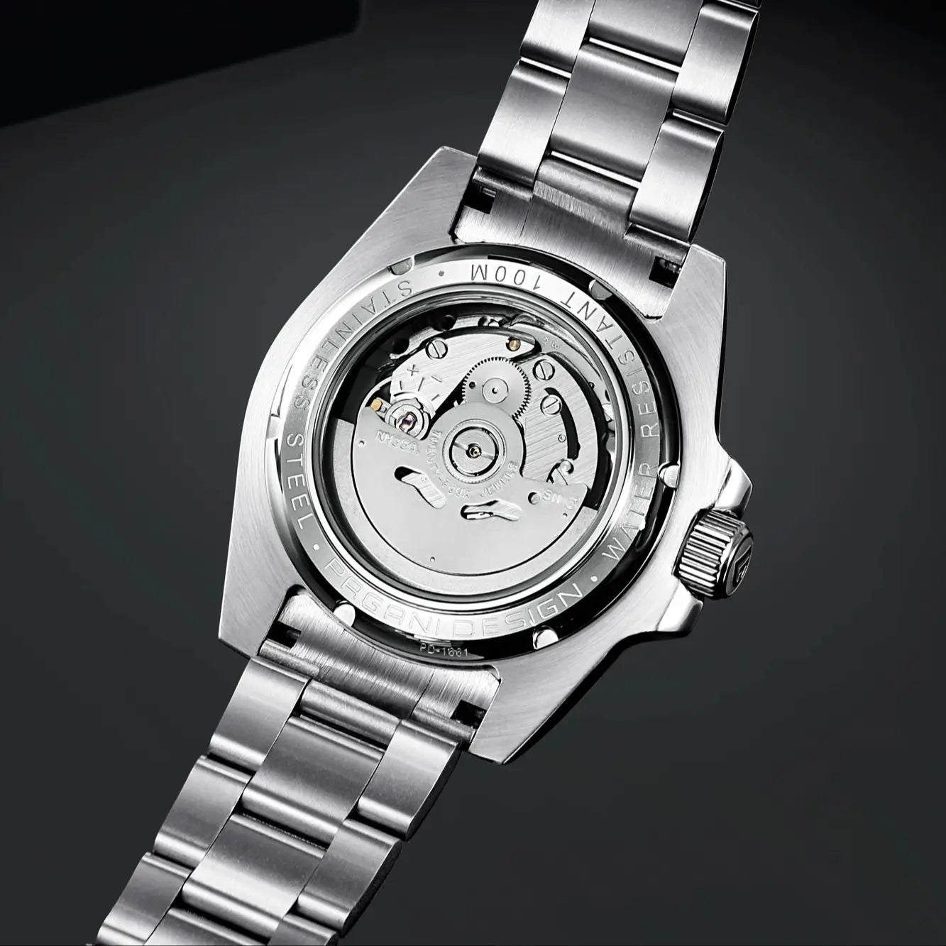 PAGANI DESIGN Fashion Men's Sports Automatic Mechanical Watch NH35 Stainless Steel Sapphire waterproof watch reloj hombre PD1661