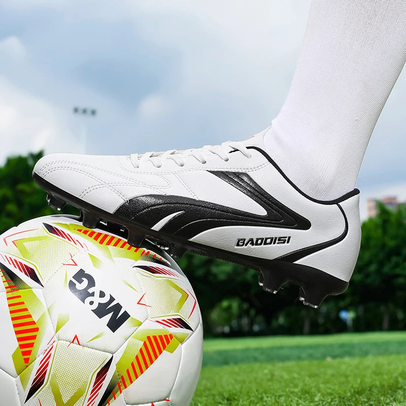 Fodboldsko til mænd, åndbare fodboldstøvler, futsal, ultralette professionelle træningssneakers, unisex græsknopper til kamp og sport