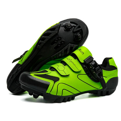 Primavera, scarpe da ciclismo MTB con morsetti da uomo, scarpe sportive in carbonio, velocità, corsa in montagna, scarpe da mountain bike