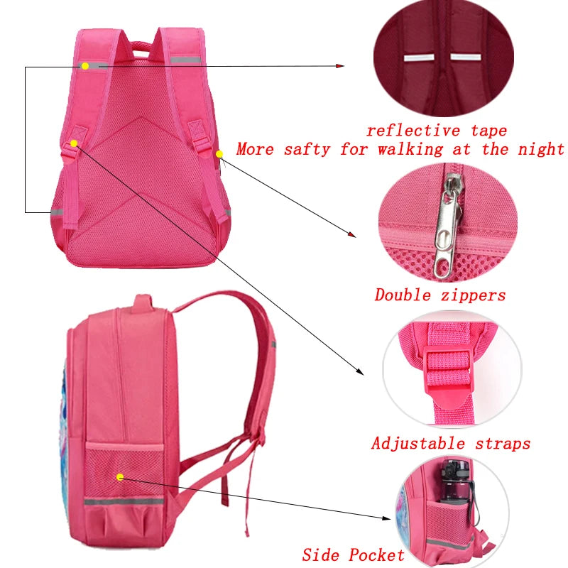 Mochila Fortnite Cartoon de 16 polegadas, unissexo, para rapazes e raparigas, com fechos duplos, grande capacidade e leve, para estudantes