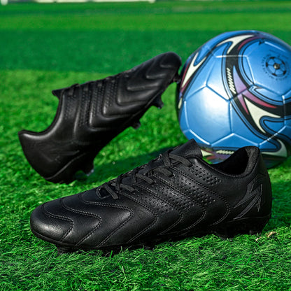 Sport Field AG/FG Soccer cleats，PU Fabric Sweat-wicking Upper，TPU Wear-resistant Sole，Sturdy Durable for Men Women Kids