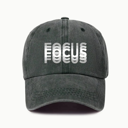 FOCUS Print Cap -pesetty puuvilla, säädettävä klassisen tyylin baseball-lippis, urheilullinen duckbill-lippis miehille ja naisille