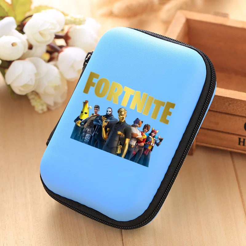 Nova Bolsa de Arrumação Fortnite Multifuncional para Cabos de Dados, Carregadores e Auriculares, Bolsa Protetora de Viagem, Presente de Aniversário para Crianças