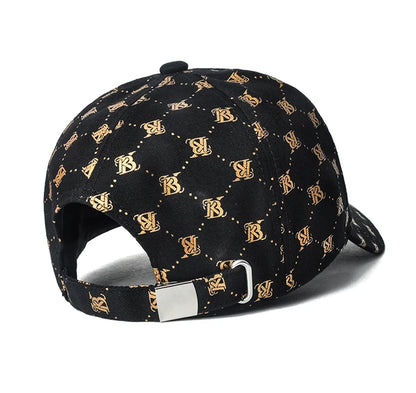 2025 Couple style Korean girls' printed embroidered baseball cap outdoor party four seasons men's cap