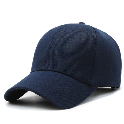 Unisex Cap Casual Plain Baseball Cap Adjustable Snapback Hats For Women Men Hip Hop Cap Street Dad Hat Simple Style Solid Color