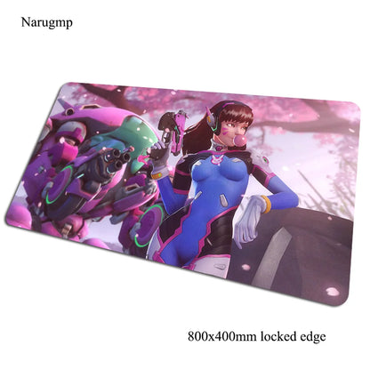 Overwatch Mauspad 80x40cm Gaming-Mauspad Halloween-Geschenk großes Mauspad Gamer-Computertischmatte Notebook-Mousemat PC