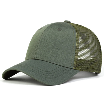 Unisex Solid Color Checkered Cloth Baseball Net Caps Hip Hop Cap Spring Summer Outdoor Adjustable Casual Hats Sunscreen Hat