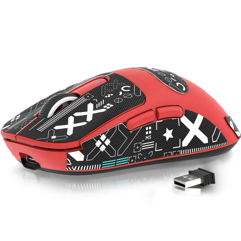 Mysz gamingowa bezprzewodowa ATTACK SHARK X3 PixArt PAW3395 49g SUPERLIGHT, BT/2.4G bezprzewodowa/przewodowa, 6 regulowanych poziomów DPI do 26000