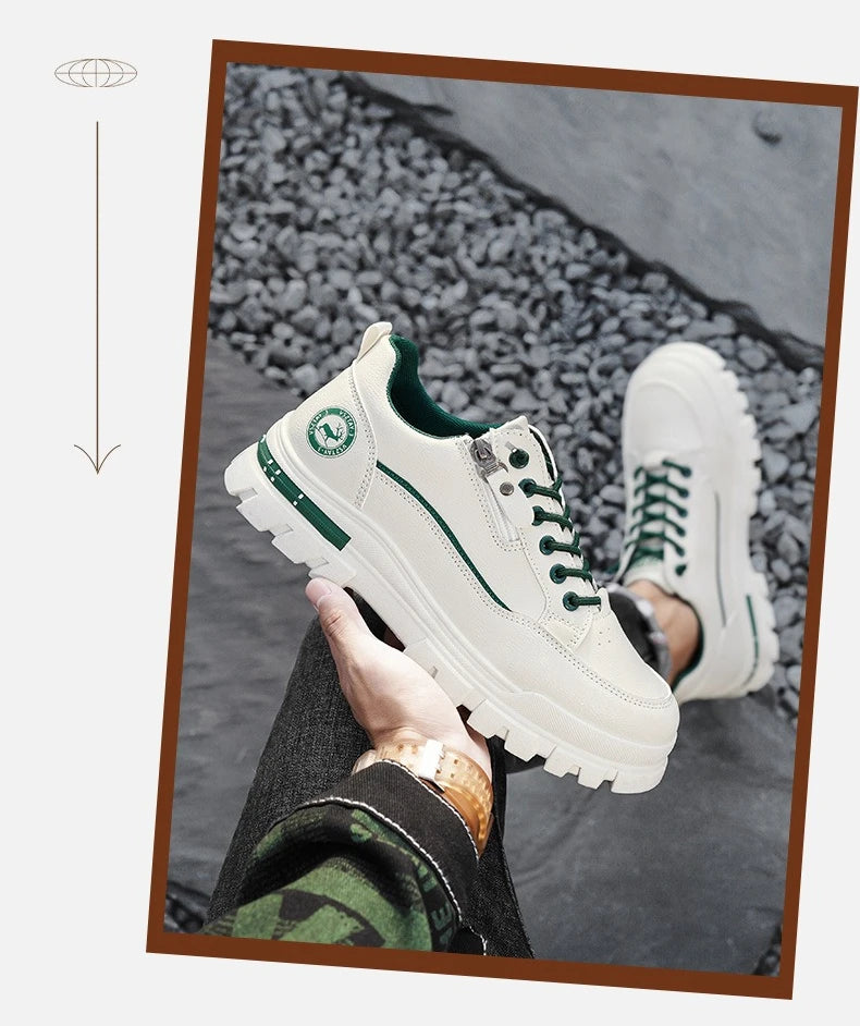 Lässige Herren-Sportschuhe für Outdoor, Wandern und Streetwear – bequem, modisch, mit dicker Sohle