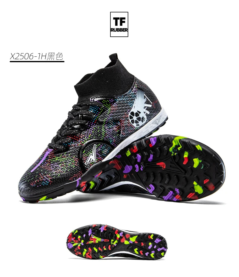 Scarpe da calcio professionali da uomo, scarpe da calcetto con tacchetti, sneakers da calcio ultraleggere per allenamento e sport all’aperto