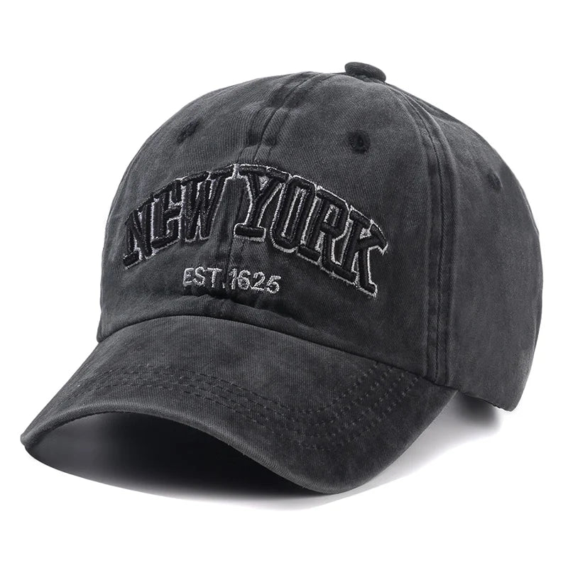 Gorra de algodón lavado York para hombre y mujer: gorras, gorras snapback, gorras de béisbol, protección solar, casquette, gorra «dad hat», gorra para actividades al aire libre