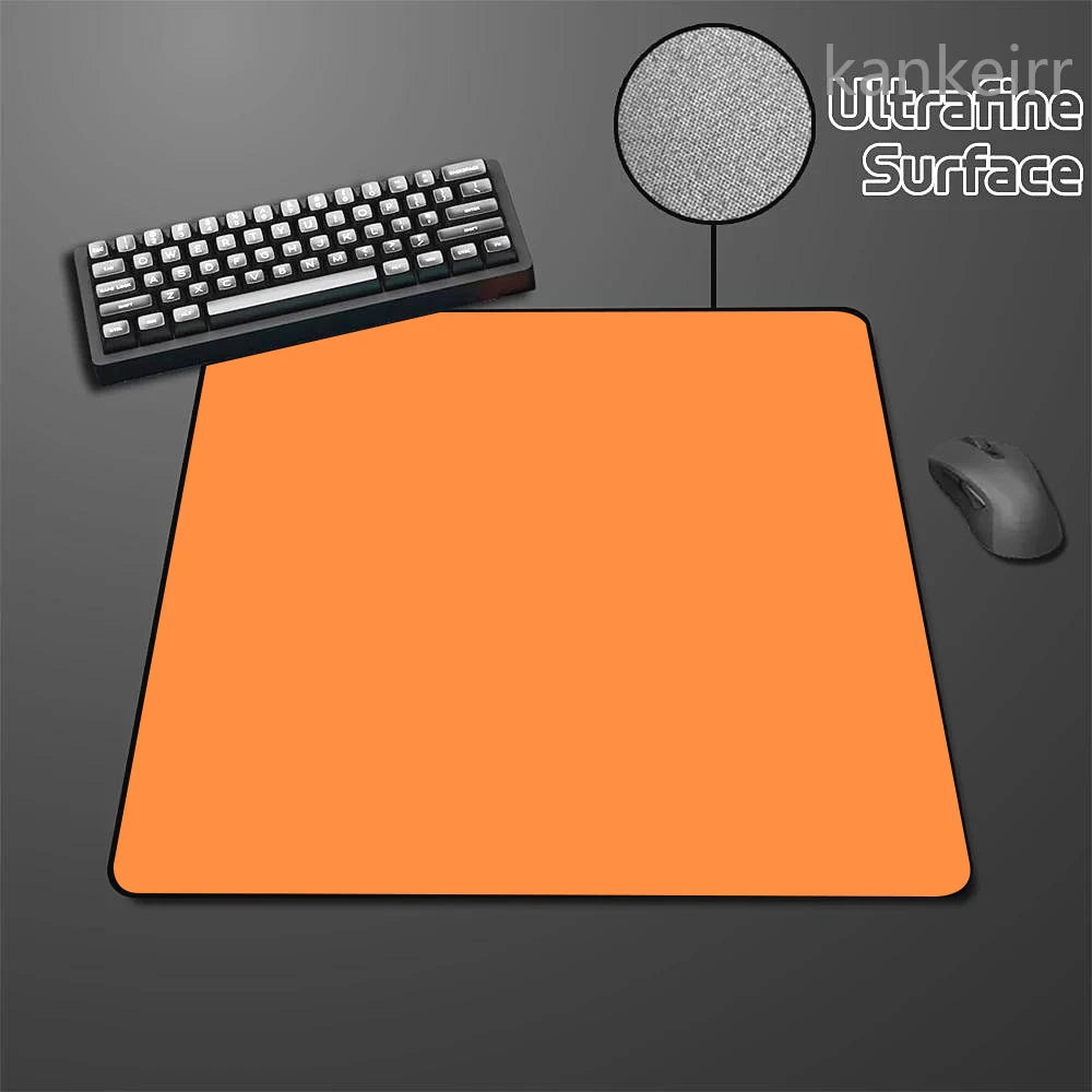 Schwarzes Speed-Mousepad, einfarbig, hochelastisch, rutschfeste Unterseite, Gaming-Mausmatte, Premium-E-Sports-Mousepad, ultrafeine Oberfläche, Deskmat