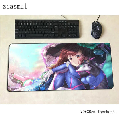 DVA Gamer-Mauspad 70x30cm XL Gaming-Mauspad PC-Notebook-Schreibtischmatte, süßes Padmouse für Spiele, Weihnachtsgeschenke für Gamer, Gamer-Matten, Gamepad