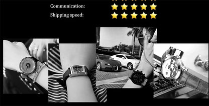 Specht & Söhne 2025 New fashion Square Watch For Men Chronograph Sports Watches Stainless Steel Sapphire Crystal 50M Waterproof