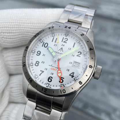 STEELFLIER Official SF792 GMT Mechanical Wristwatch NH34 Movement Super BGW9 C3 Luminous 200M Waterproof Men's Luxury Dive Watch
