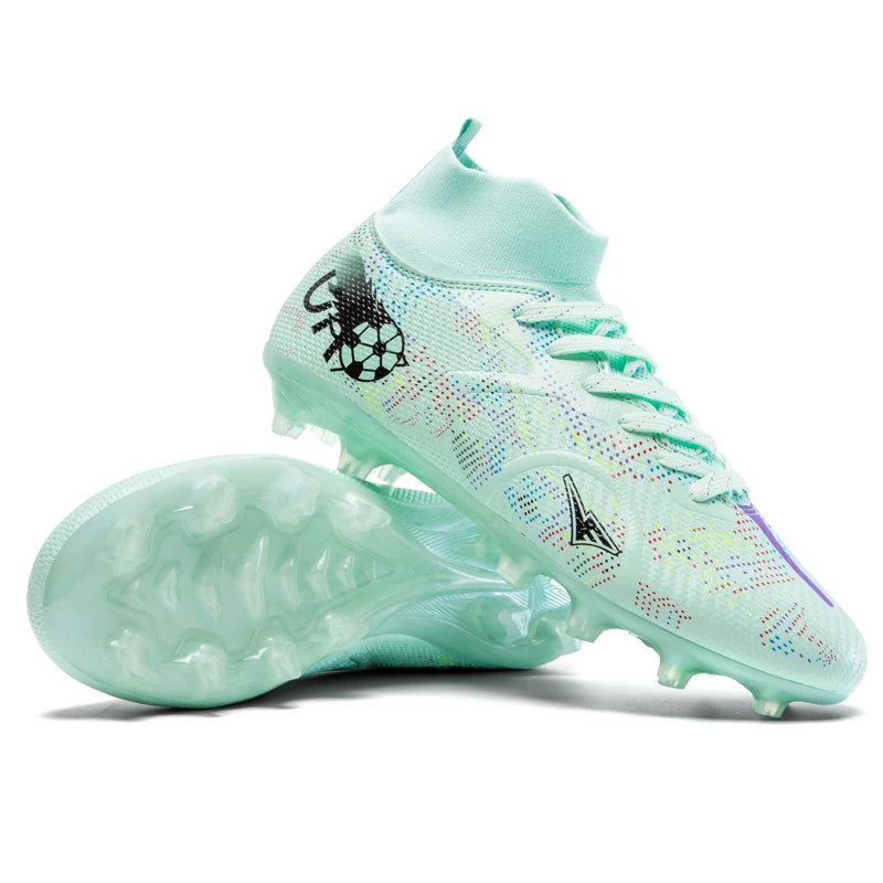 Scarpe da calcio professionali da uomo, scarpe da calcetto con tacchetti, sneakers da calcio ultraleggere per allenamento e sport all’aperto
