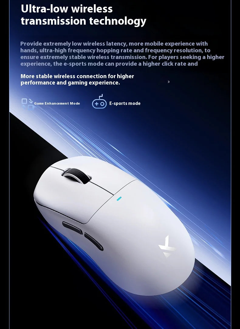 MCHOSE M7 Ultra Ergonomische gamingmuis PAW3950 Super Sensor TOPSPEED 8000Hz polling rate lichtgewicht ontwerp Realtek Master-muizen