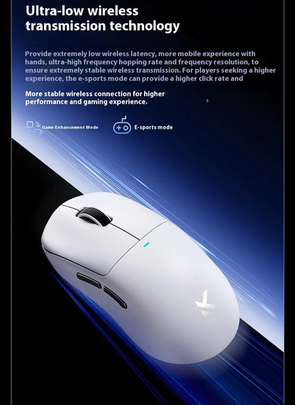 MCHOSE M7 Ultra Ergonomische gamingmuis PAW3950 Super Sensor TOPSPEED 8000Hz polling rate lichtgewicht ontwerp Realtek Master-muizen