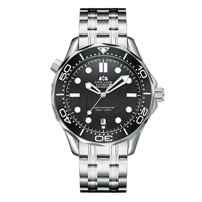 Automatic Mens Watch Mechanical Self Wind Movement Stainless Steel Casual Yellow Gold Silver Blue Master Wave Fashion Watches