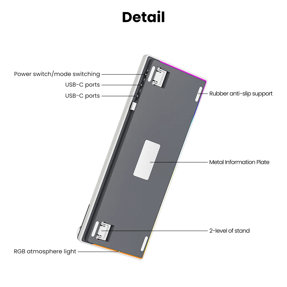 RK ROYAL KLUDGE S85 TFT Color Screen Mechanical Keyboard Tri Mode Wireless 85 Keycaps Hot-Swappable Gamer Keyboard RGB Backlit