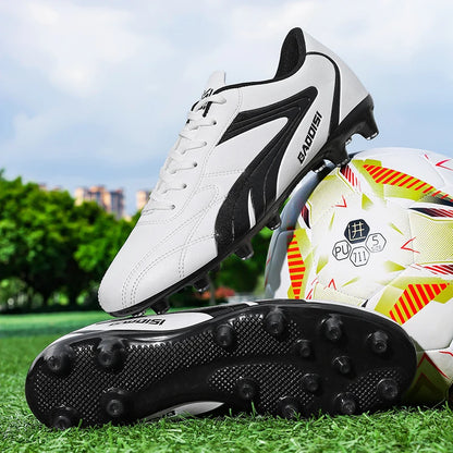 Fodboldsko til mænd, åndbare fodboldstøvler, futsal, ultralette professionelle træningssneakers, unisex græsknopper til kamp og sport