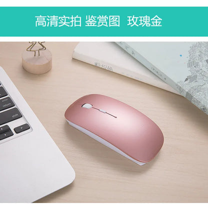 New Charging Type-c Wireless Mouse +USB Dual Receiver Mute Ergonomic Design 1000/1200/1600 Three-speed DPI