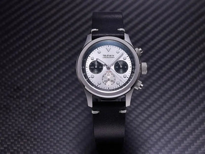 Milifortic 39MM Fashion Chronograph Watch Man R086 Retro C3 Luminous Stainless Steel Waterproof 100M VK63 Quartz Watches For Man