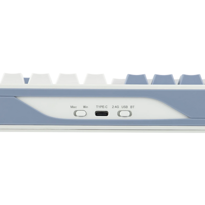 Teclado Mecânico EPOMAKER TH108 PRO 100% Full-Size Hot-Swap com Fio/BT/2.4Ghz sem Fios, Ecrã, Botão Rotativo e Bateria de 10000mAh
