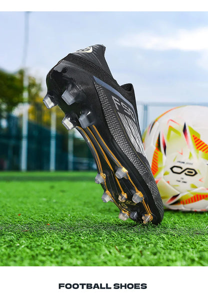 New Men's Soccer Shoes Grass Adult Football Boots FG Ultralight Sport Indoor Cleats Non-Slip Turf Futsal Comfortable  Sneakers