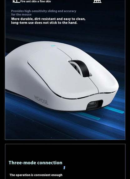 MCHOSE M7 Ultra Ergonomische gamingmuis PAW3950 Super Sensor TOPSPEED 8000Hz polling rate lichtgewicht ontwerp Realtek Master-muizen