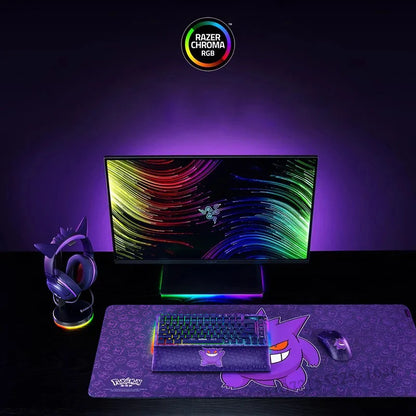 Razer Pokémon Gengar Edition Kraken Kitty V2 RGB Gaming Headset – USB Wired, TriForce 40mm Drivers, HyperClear Cardioid Microphone Gaming Headphones
