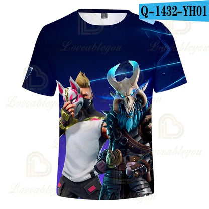 Sweatshirt 3D Fortnite Victory Battle Royale para criança, menino e menina, roupa infantil, tops e T-shirt de herói para adolescentes