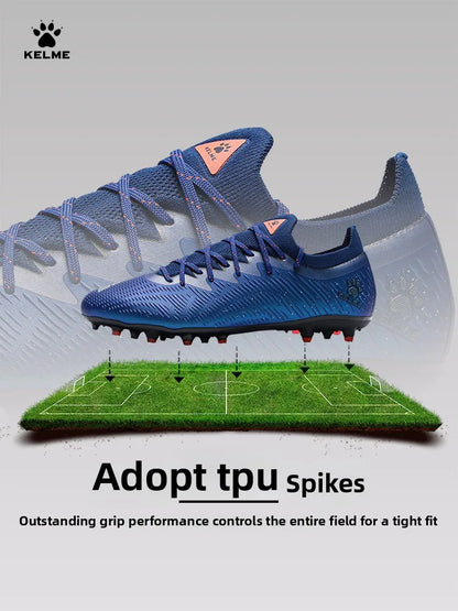 Kelme Adult Professional Soccer Shoes TF Nail Breaking Youth Training Football Boots MG Anti-Slip Match Football Shoes