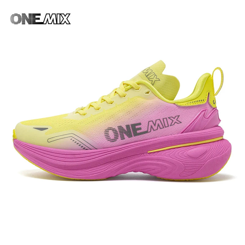 ONEMIX Nuove scarpe da corsa a forma di cuscino per donna e uomo, leggere, alla moda, da esterno, sneakers da strada, scarpe sportive da allenamento, jogging e fitness