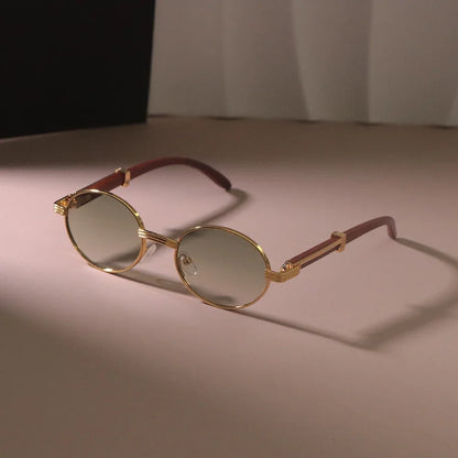 Casual Oval Round Sunglasses Women Men Sun Glasses Female Mirror Colors Designer Brand Fashion Luxurious Gradient Eyewear